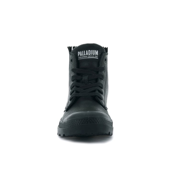 Bottes Palladium Pampa Ubn Zips Leather Femme Noir | FR HCY386F